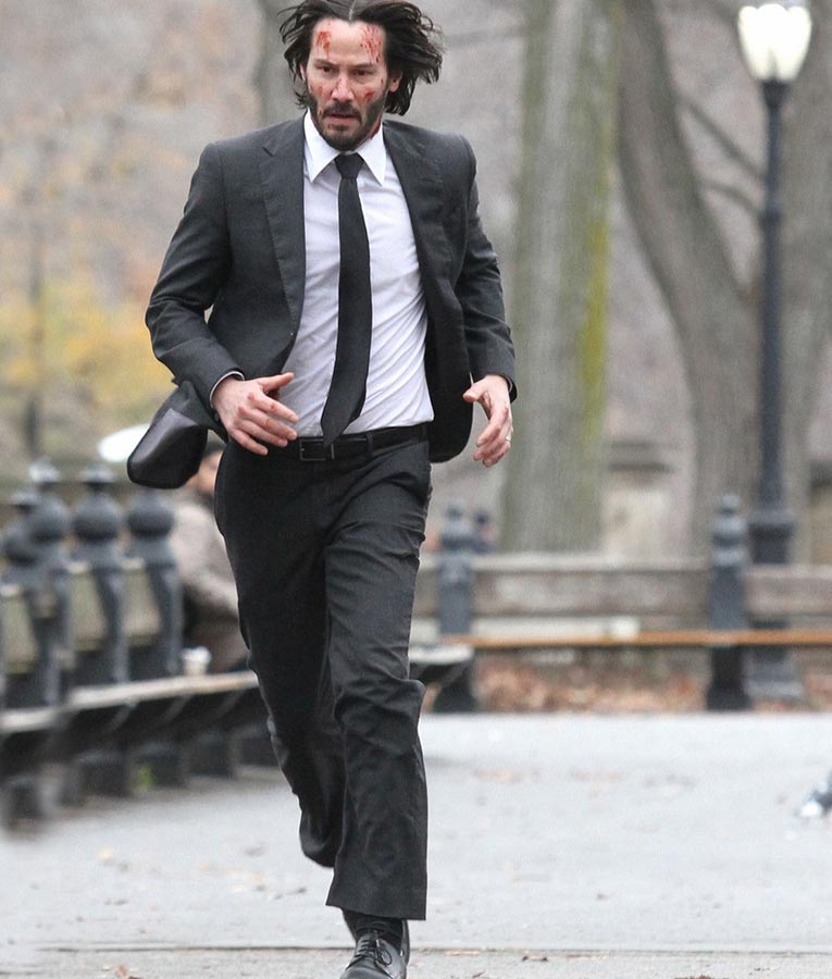 John Wick 4 Keanu Reeves Black Suit