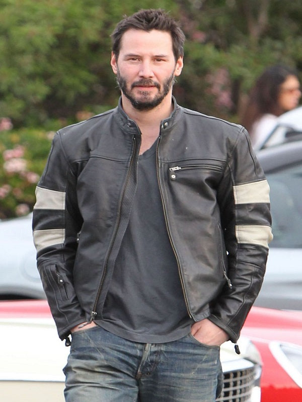 Keanu Reeves KRGT-1 Biker Leather Jacket