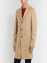 Load image into Gallery viewer, Khaki Brown Mens Wool Coat - Boneshia.com
