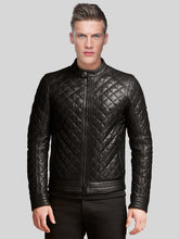 Load image into Gallery viewer, Men Black Sturrock Leather Jacket
