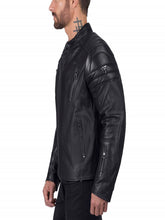 Load image into Gallery viewer, Men Cafe Racer Premium Leather Jacket - Boneshia.com
