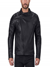 Load image into Gallery viewer, Men Cafe Racer Premium Leather Jacket - Boneshia.com
