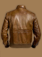 Load image into Gallery viewer, Men Traditional Brown Leather Jacket – Boneshia
