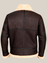 Load image into Gallery viewer, Men&#39;s Amazing Dark Brown Genuine Shearling Leather Jacket
