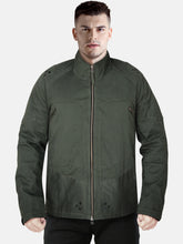 Load image into Gallery viewer, Men&#39;s Dashing Military Green Cotton Bomber Jacket
