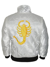 Load image into Gallery viewer, Men&#39;s Exclusive White Scorpion Satin Jacket

