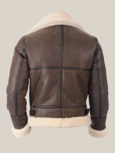 Men's Foxy Brown Shearling Leather Jacket