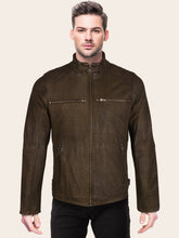 Load image into Gallery viewer, Men&#39;s Hamish Brown Leather Jacket
