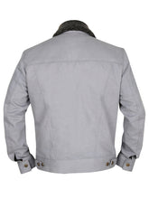 Load image into Gallery viewer, Men’s Ritzy Grey Cotton Shearling Jacket
