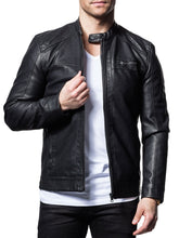 Load image into Gallery viewer, Mens Biker Stylish Real Leather Jacket
