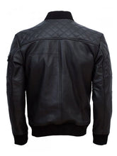 Load image into Gallery viewer, Men’s Black Work Wear Leather Jacket
