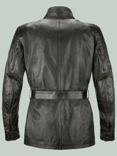 Load image into Gallery viewer, Men&#39;s Black Donington Leather Jacket
