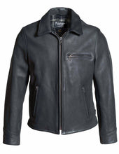 Load image into Gallery viewer, Mens Black Real Leather Rider Jacket –  Boneshia
