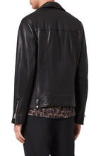 Load image into Gallery viewer, Men&#39;s Classic Black Real Leather Biker Jacket
