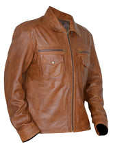 Load image into Gallery viewer, Nestor Carbonell Sheriff Alex Brown Leather Jacket
