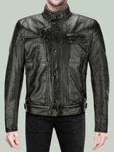 Load image into Gallery viewer, Men&#39;s Classical Black Leather Jacket

