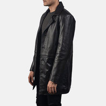 Load image into Gallery viewer, Classmith Black Leather Coat
