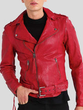 Load image into Gallery viewer, Mens Fashion Wear Leather Motorcycle Jacket
