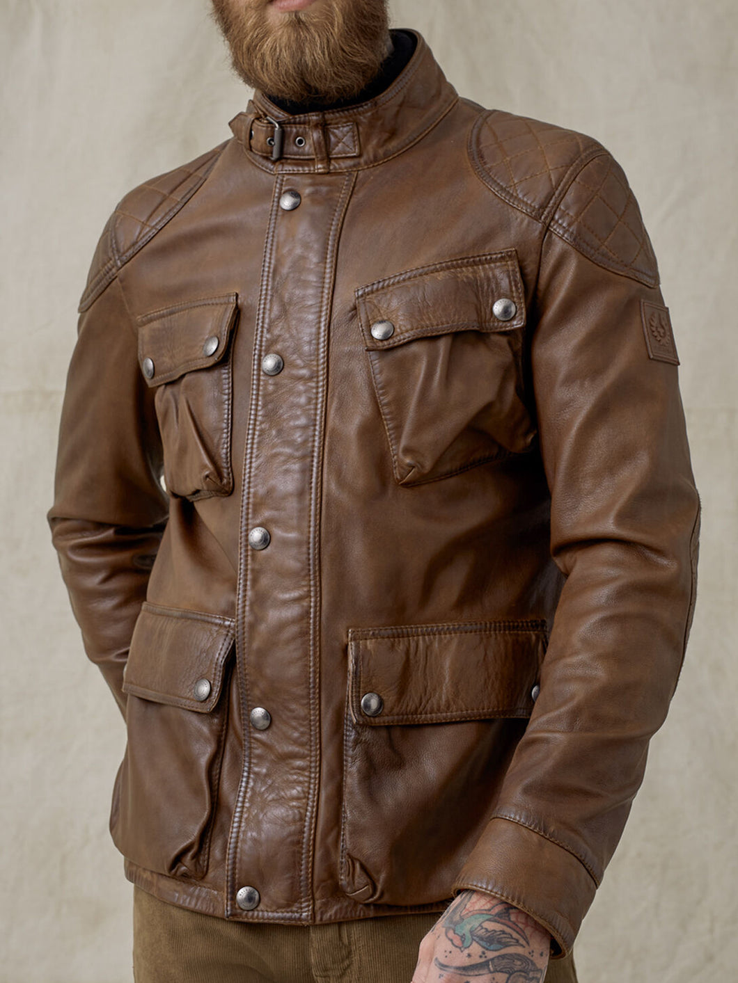 Men's Fieldbrook 2.0 Brown Leather Jacket
