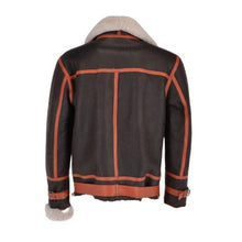 Load image into Gallery viewer, Men&#39;s Flying Aviator Shearling Bomber Jacket
