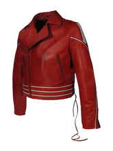 Load image into Gallery viewer, Men’s Freddie Mercury Red Real Leather Jacket
