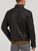 Load image into Gallery viewer, Mens Biker Leather Jacket with Lambskin Lining
