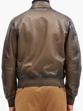 Load image into Gallery viewer, Mens Dashing PU Blouson Leather Jacket
