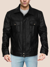 Load image into Gallery viewer, Mens Mexican Distressed Black Leather Jacket
