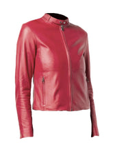 Load image into Gallery viewer, Modish Red Biker Genuine Leather Jacket
