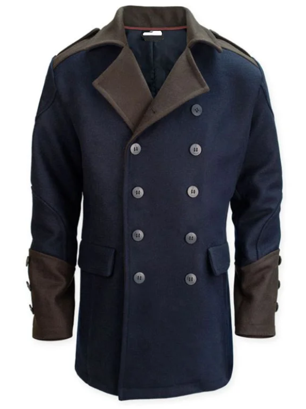 Arno Victor Dorian Navy Blue Coat