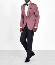 Load image into Gallery viewer, Mens Two Piece Rose Pink Velvet Jacket Tuxedo
