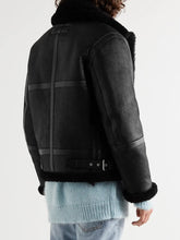 Load image into Gallery viewer, Shearling-Lined Full-Grain Leather Jacket

