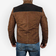 Load image into Gallery viewer, Han Solo A Star Wars Story Brown Leather Jacket
