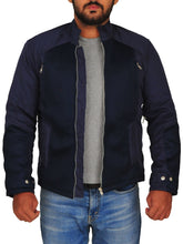 Load image into Gallery viewer, Men’s Chris Evans The Winter Soldier Marvelous Blue Cotton Jacket
