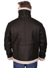 Load image into Gallery viewer, Rocky Balboa Sylvester Shearling Deep Brown Leather Jacket
