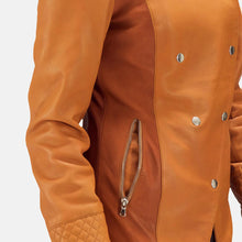 Load image into Gallery viewer, Women Overlap Leather Jacket
