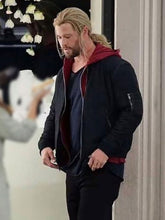 Load image into Gallery viewer, Thor Love Thunder Chris Hemsworth bomber Jacket
