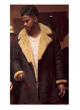 Load image into Gallery viewer, Men’s Trevor Youngblood Brownish Shearling Leather Jacket
