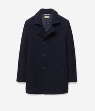 Load image into Gallery viewer, Mens Modern Blue Wool Coat
