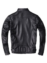 Load image into Gallery viewer, Men’s Black Classic Biker Vintage Leather Jacket
