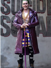 Load image into Gallery viewer, Joker Suicide Squad Trench Real Leather Coat – Boneshia
