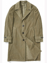 Load image into Gallery viewer, James Bond Green Duster Cotton Coat
