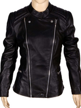 Load image into Gallery viewer, Abbey Crouch Leather Black Jacket
