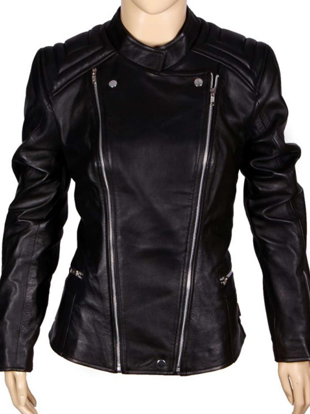 Abbey Crouch Leather Black Jacket
