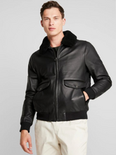 Load image into Gallery viewer, Biker Men Lambskin Leather Jacket
