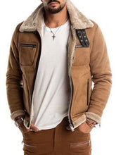 Load image into Gallery viewer, Vermont Shearling Jacket In Camel
