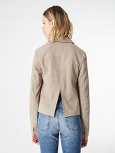 Load image into Gallery viewer, Women Grey Button Closer Cotton Jacket - Boneshia.com
