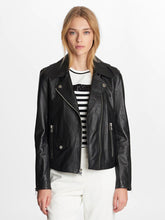 Load image into Gallery viewer, Womens Real Black Leather Jacket
