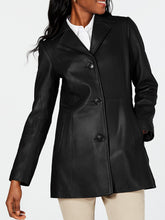 Load image into Gallery viewer, Womens Stylish Button Closure Hem Collar Coat
