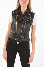 Load image into Gallery viewer, Women&#39;s Multi-Pockets Design Leather Vest
